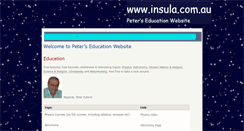 Desktop Screenshot of insula.com.au