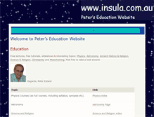 Tablet Screenshot of insula.com.au